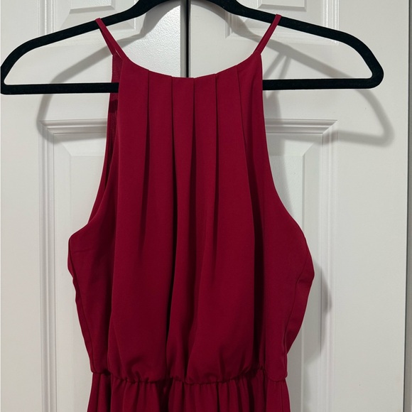 Akira Burgundy Mini Dress (Size S) - Picture 3 of 6